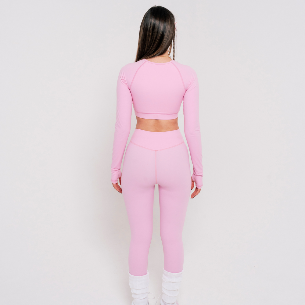 
                  
                    Load image into Gallery viewer, Pink Bolero Sports Bra
                  
                