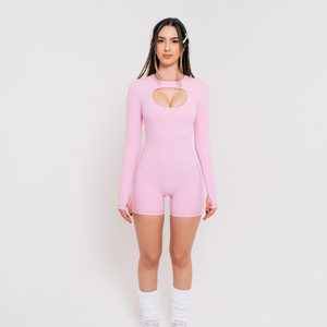 
                  
                    Load image into Gallery viewer, Pink Vodysuit
                  
                